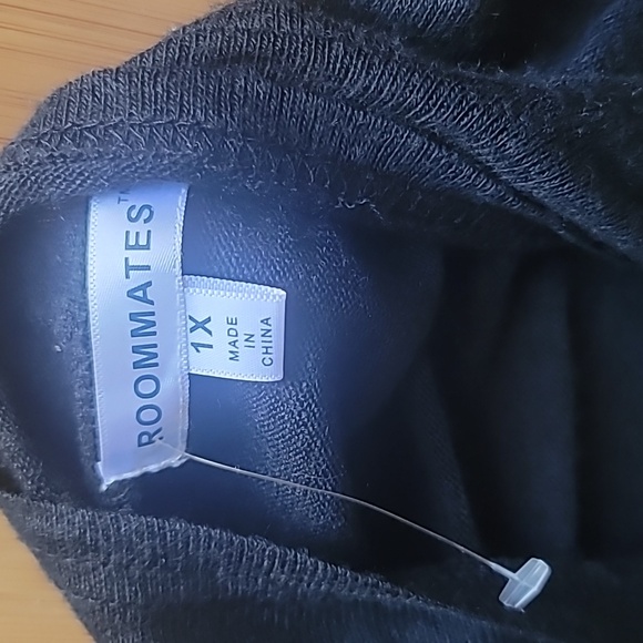 Fringe EmbellishCardigan Gothic Glam Witchy Waterfall Sweater Long Sleeves  SZ1X - Picture 2 of 12